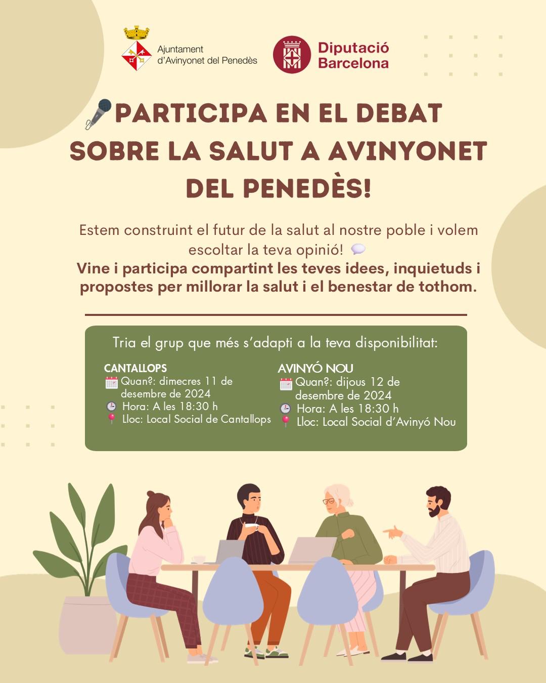 Debat sobre la salut a Avinyonet del Penedès