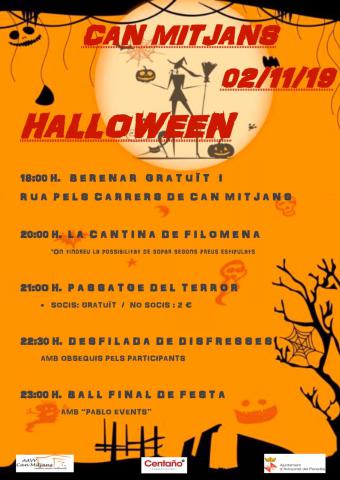 Festa de Halloween a Can Mitjans