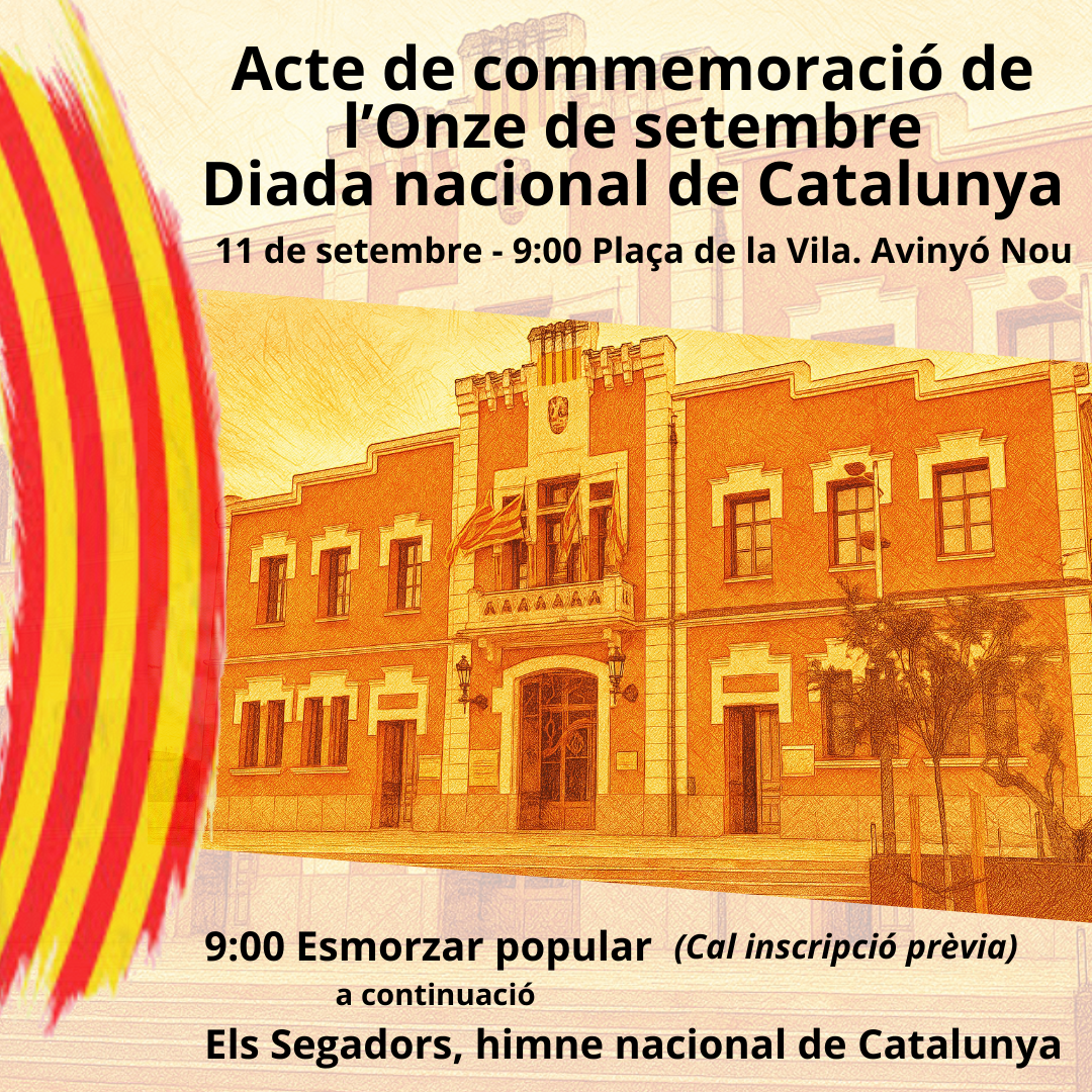 Acte de commemoració de l'Onze de setembre Diada Nacional de Catalunya
