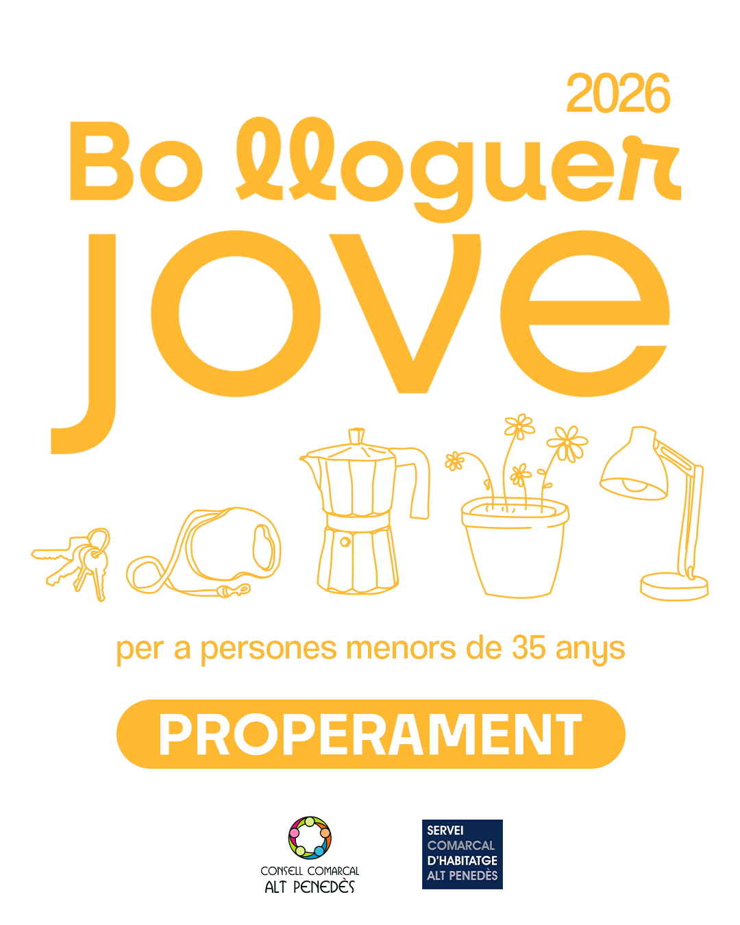 Properament s'obrir&agrave; la convocat&ograve;ria del Bo Lloguer Jove 2026