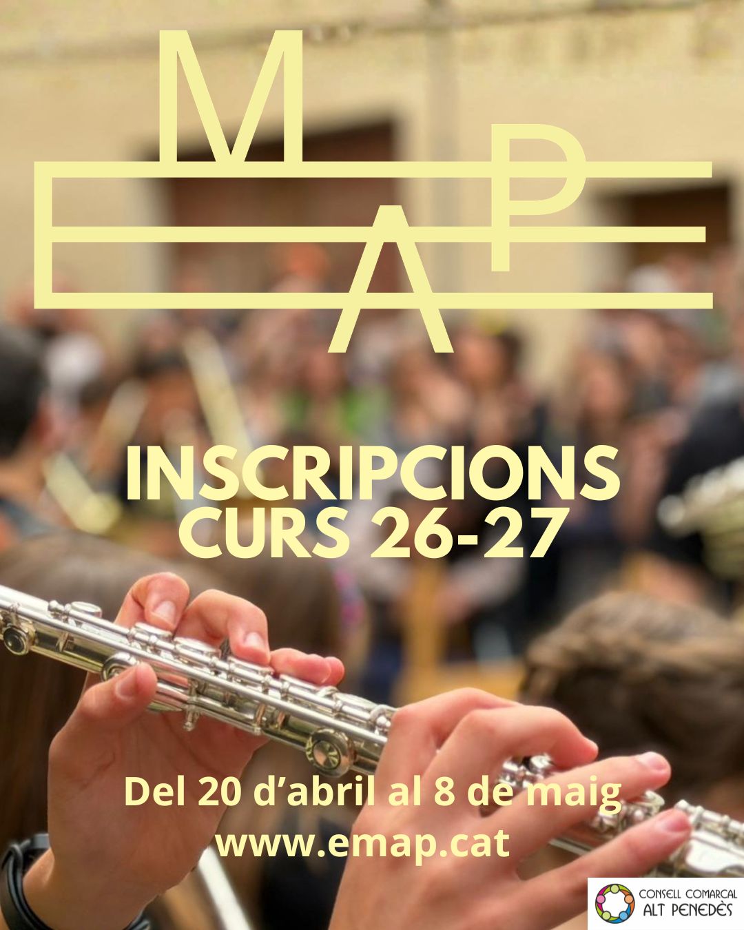 Obertes les inscripcions per al curs 2026-2027 de l'Escola de M&uacute;sica de l'Alt Pened&egrave;s