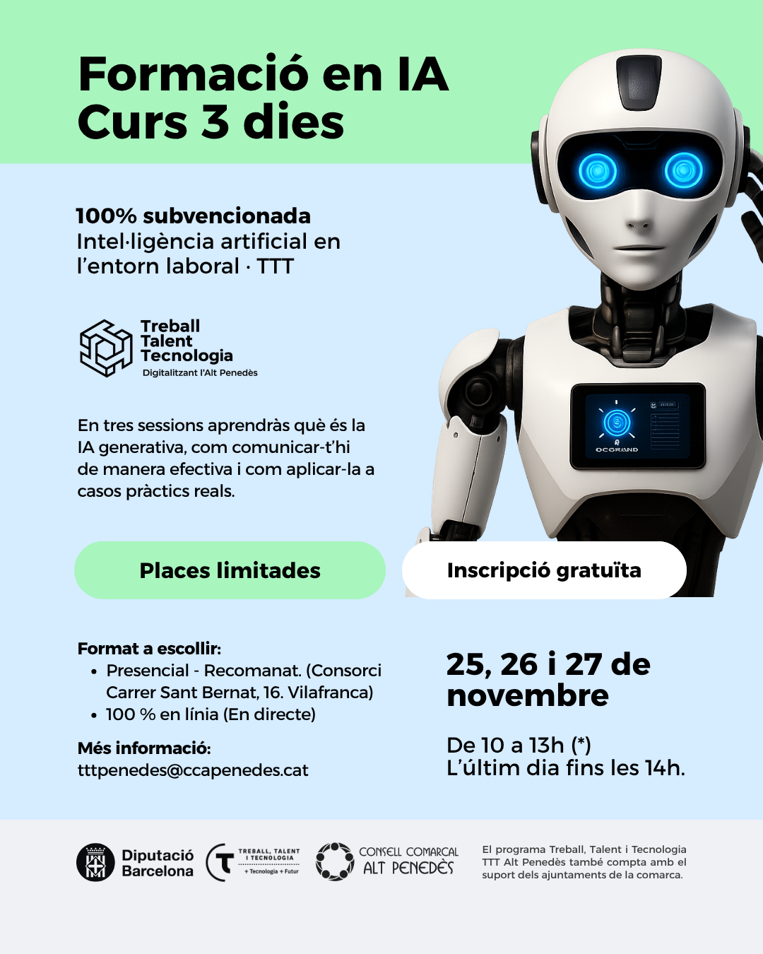 Formació: Intel·ligència Artificial aplicada a l'entorn laboral