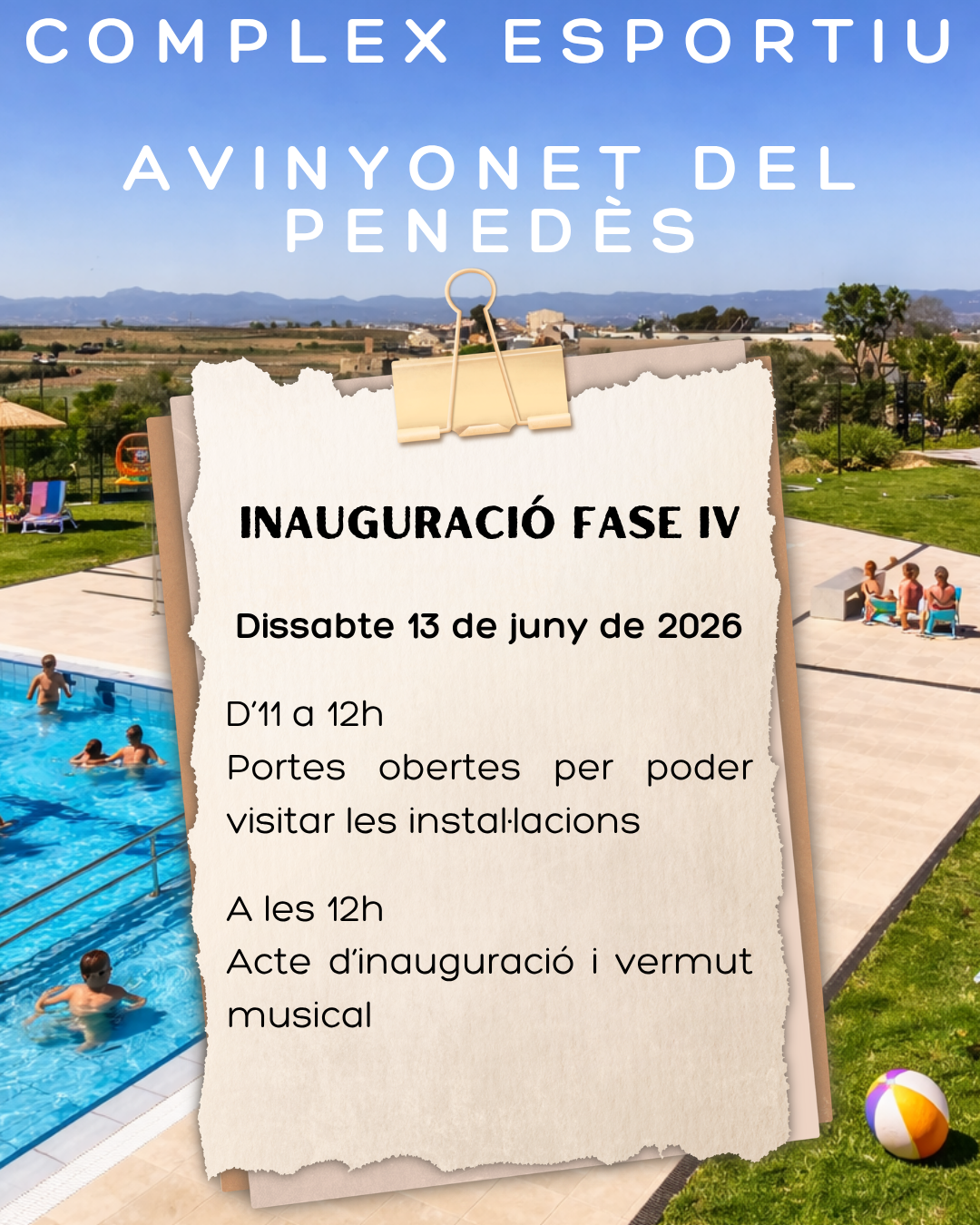 Inauguració Fase IV del Complex esportiu La Grava
