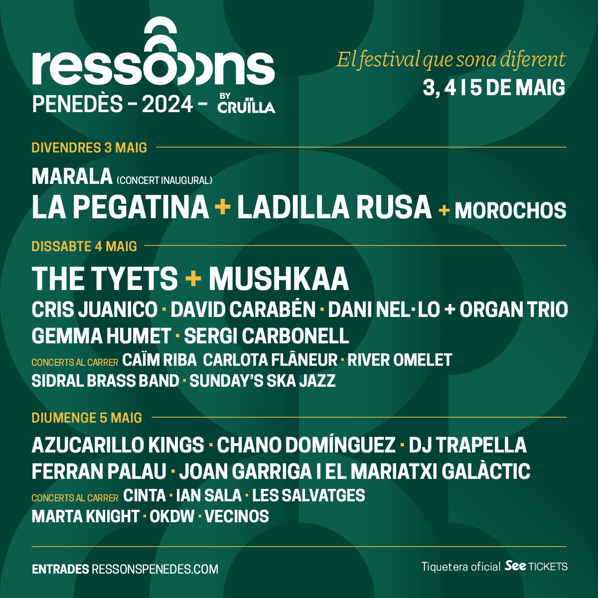 Es presenta el cartell del Festival Ressons Penedès 2024