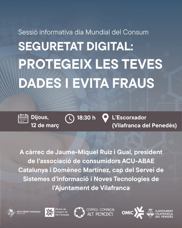 Sessi&oacute; oberta per refor&ccedil;ar la seguretat digital davant l'augment d'estafes